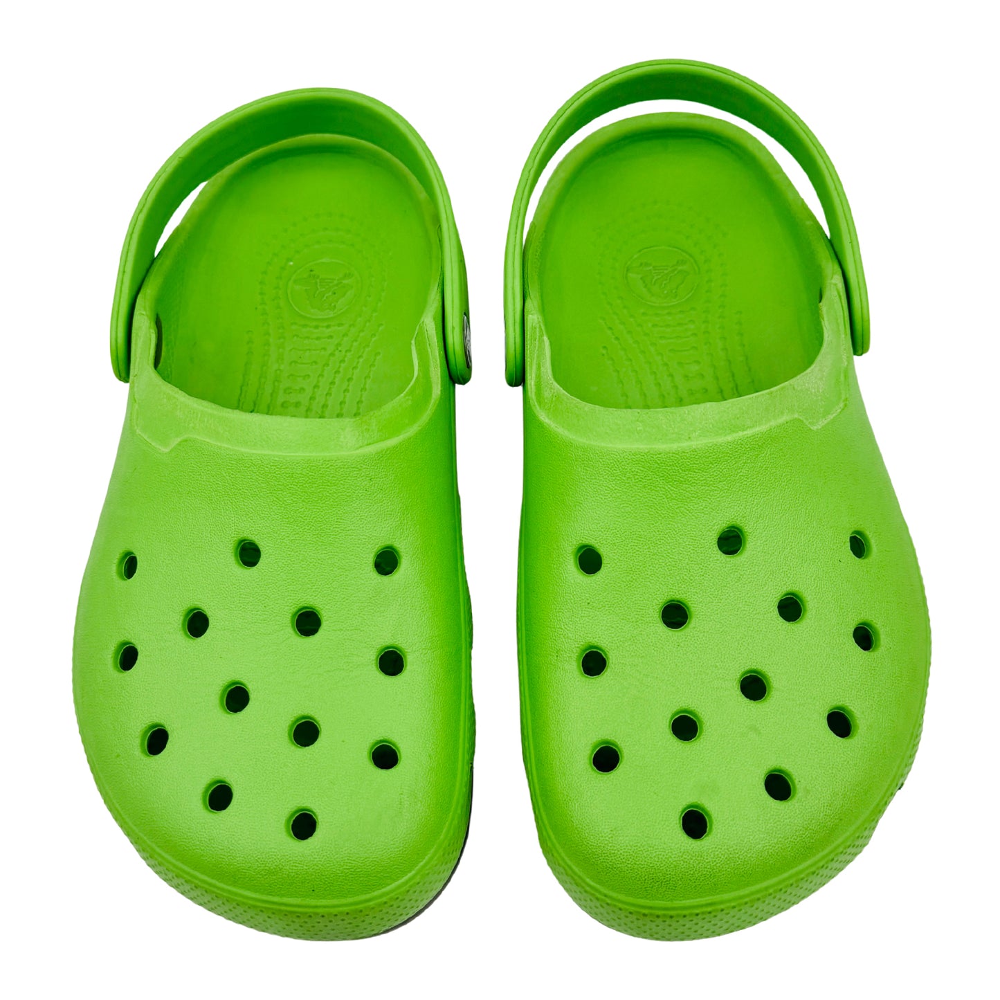 Crocs Classic Volt Green Foam Clogs (Size 37/38)