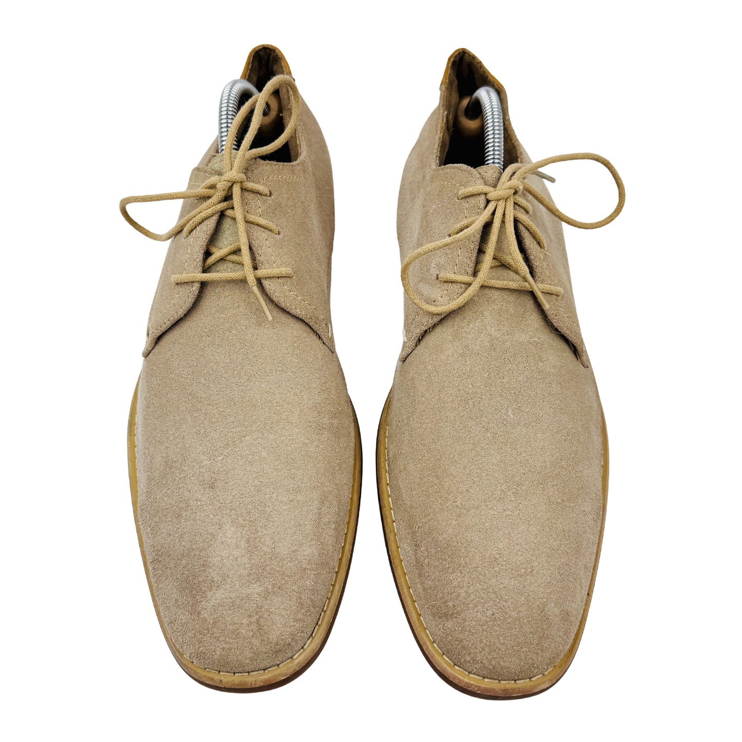 Steve Madden Men's Camel Suede Oxfords (Size 45/45.5)
