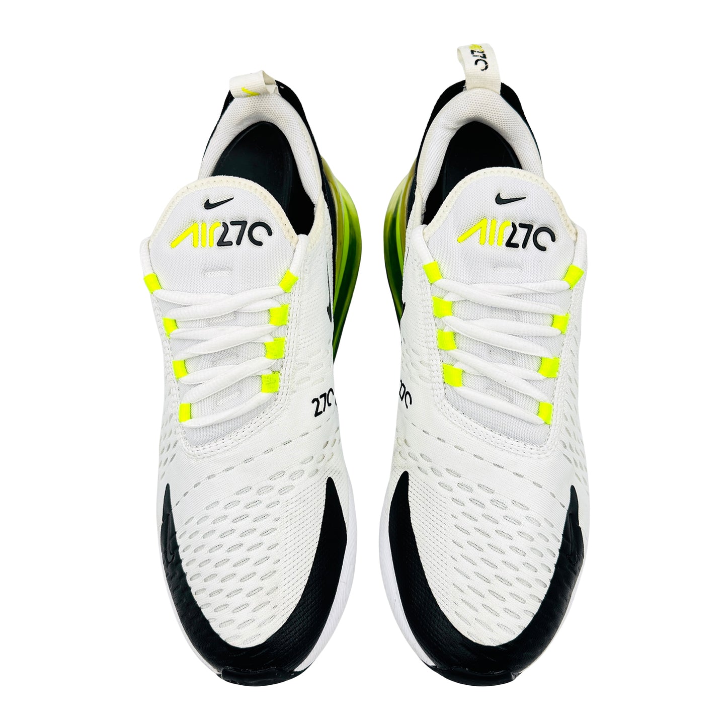 Nike Air Max 270 'White Black Volt' Shoes (Size 41) - DC0957-100