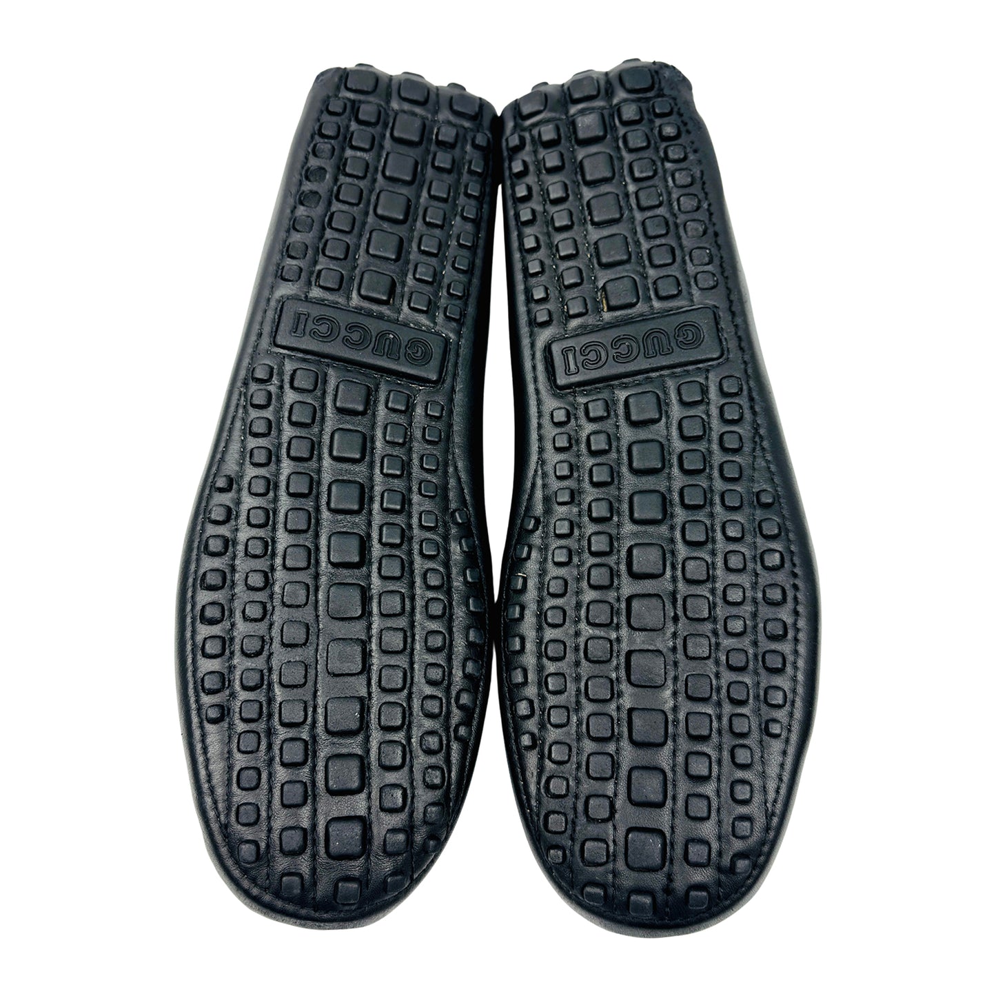 Gucci Men's Ayrton Black Leather Loafers (Size 42)