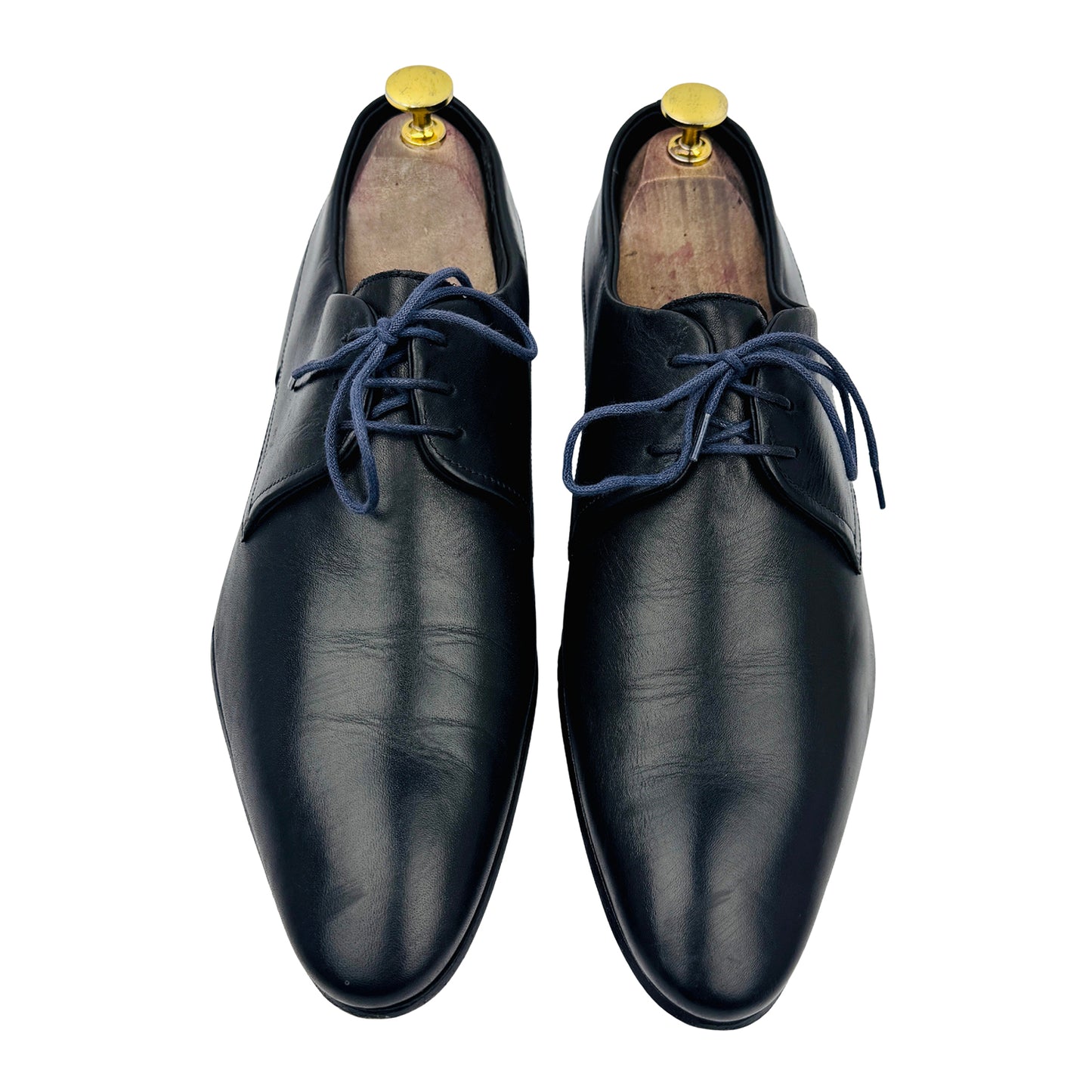 Hugo Boss Men's Black Leather Oxfords (Size 41.5/42)