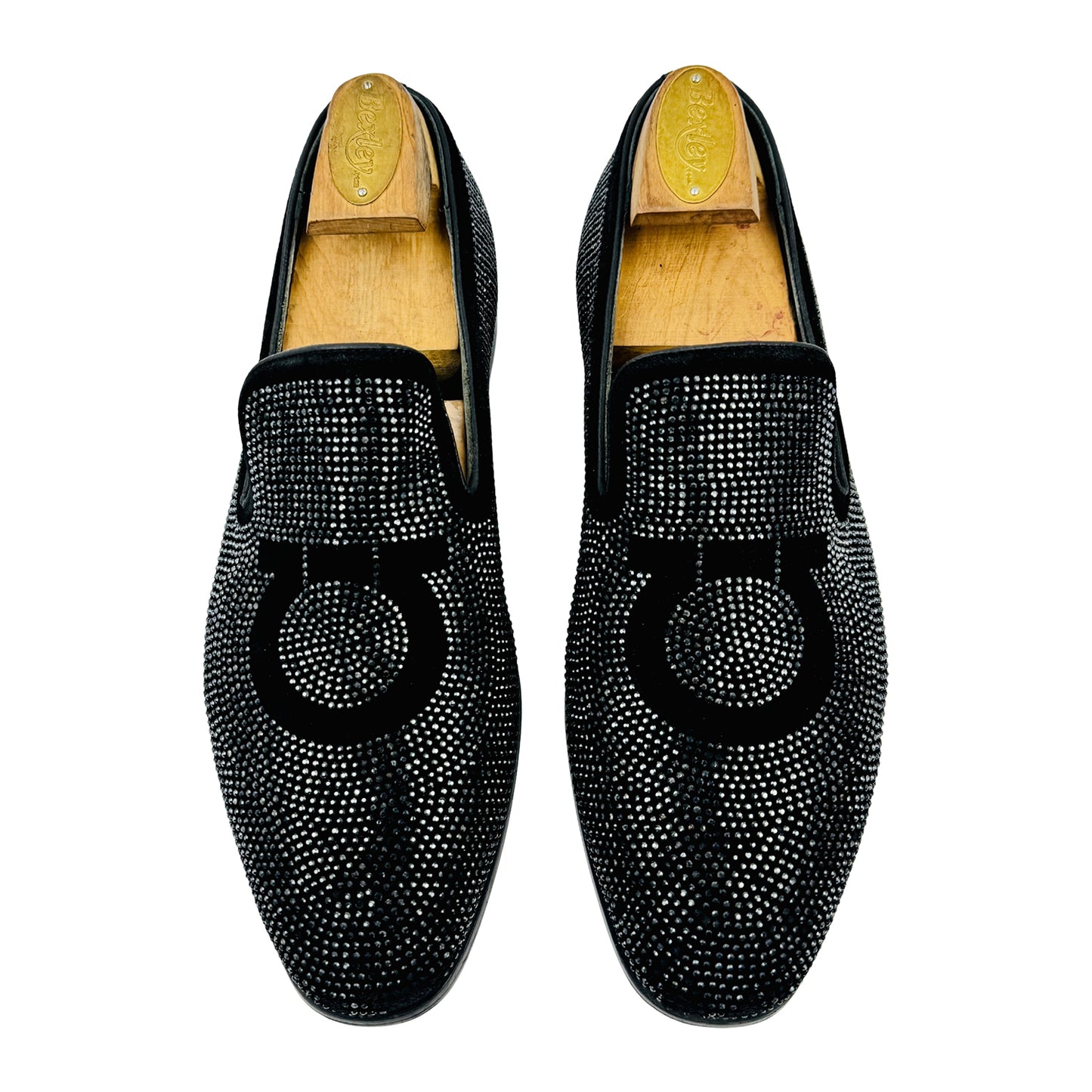 Salvatore Ferragamo Crystal Embellished Loafers (Size 39.5/40)