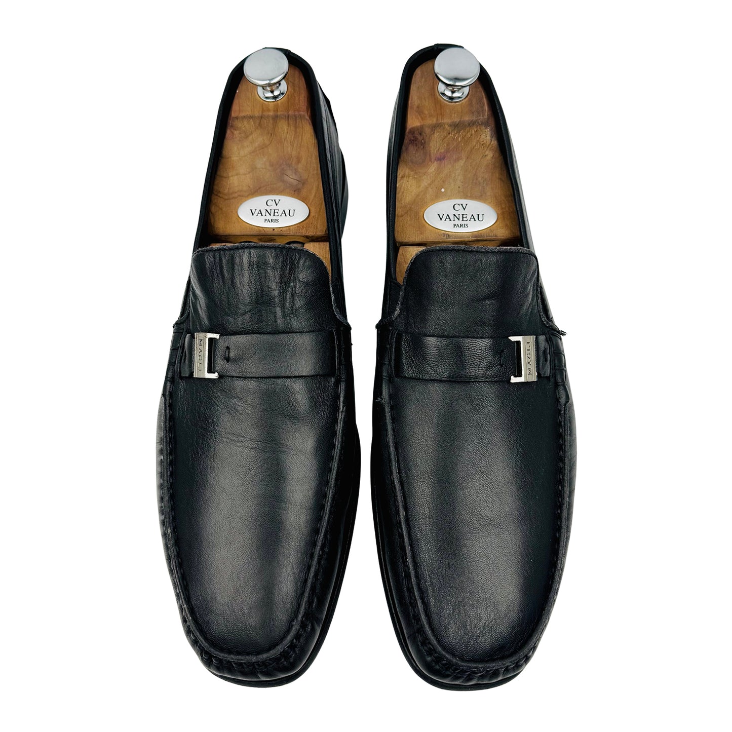 Bruno Magli Davee Black Leather Loafer (Size 45/45.5)