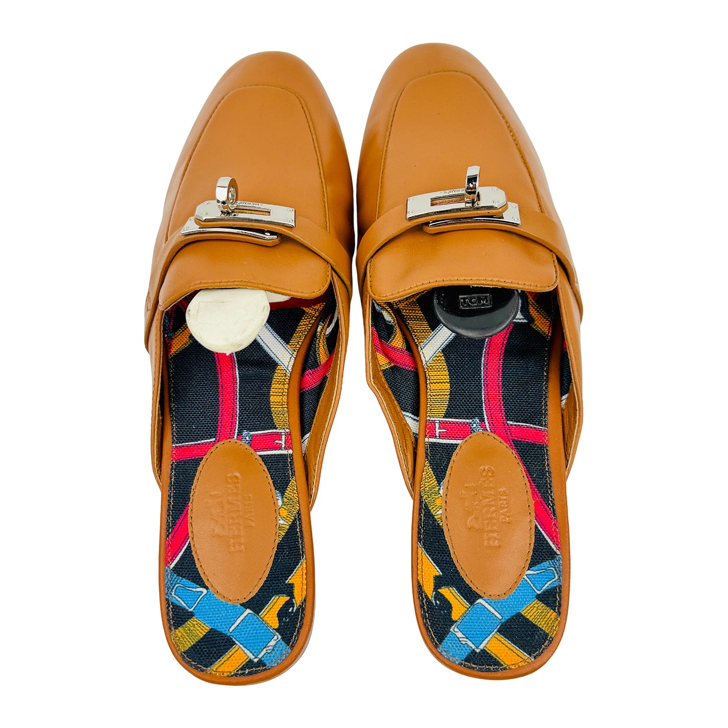 Hermès Oz Brown Leather Mules (Size 40)