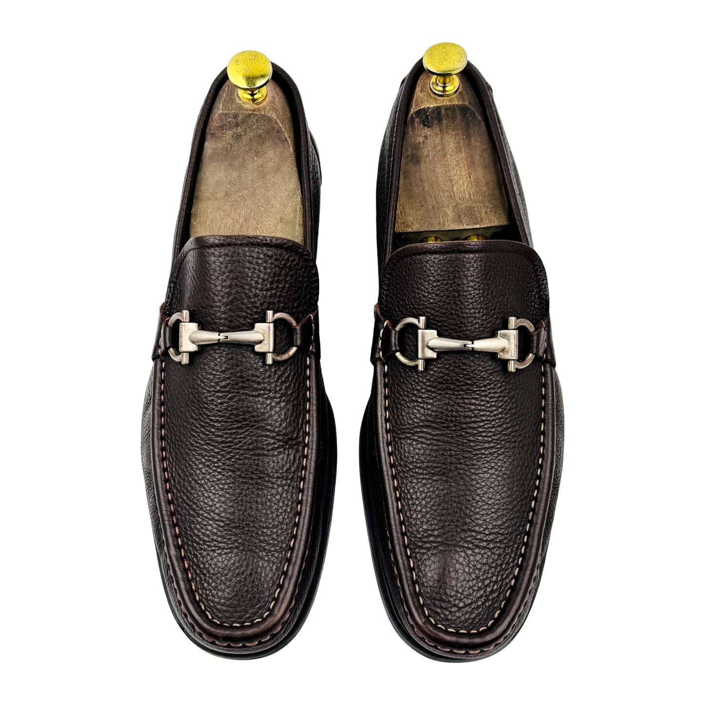 Salvatore Ferragamo Magnifico Gancini Bit Loafers (Size 42.5)