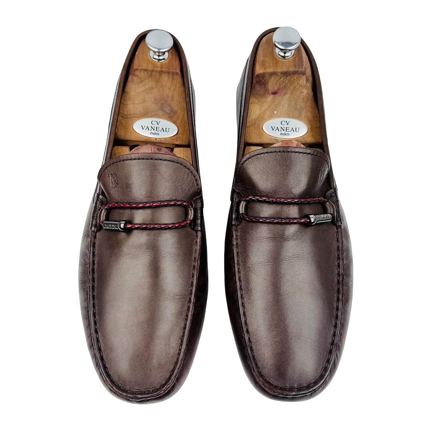 Tod's Men's Brown Calf Leather Loafers (Size 44/44.5)