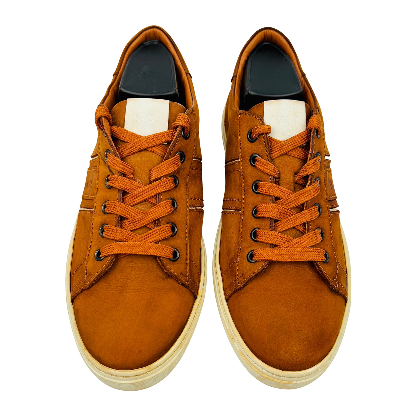 Tod's Men's Low-Top Brown Leather Sneakers (Size 41/41.5)