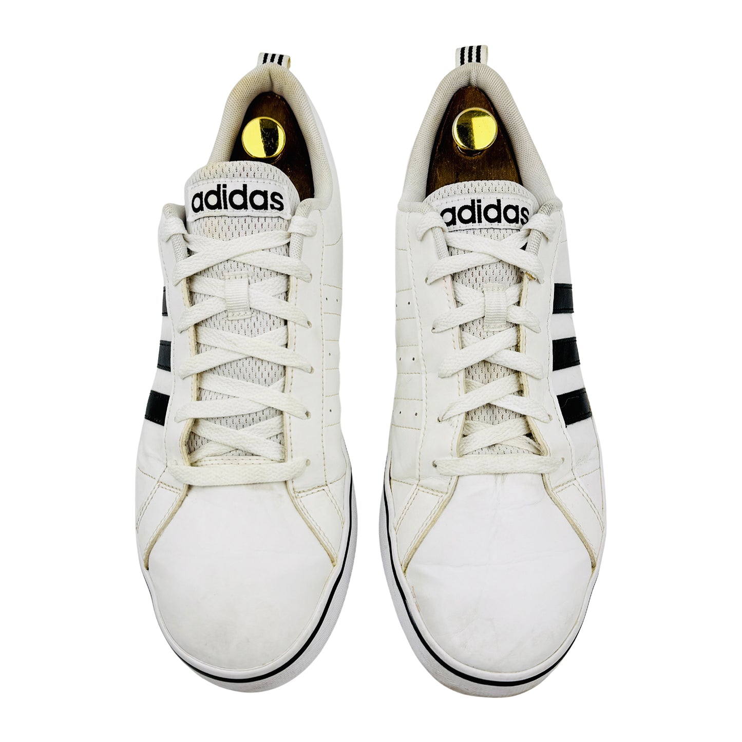 Adidas Men's VS Pace 'White Black' Sneakers (Size 45.5) - AW4594
