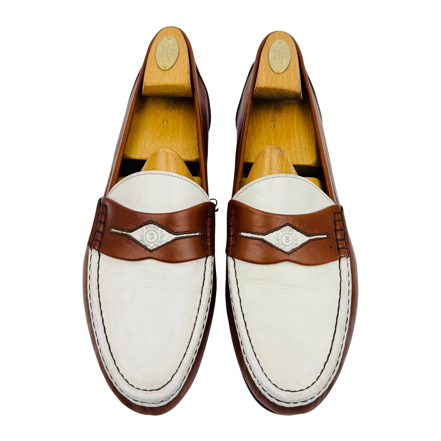 Bally Men's Two-Tone Penny Loafers (Size 43/43.5)