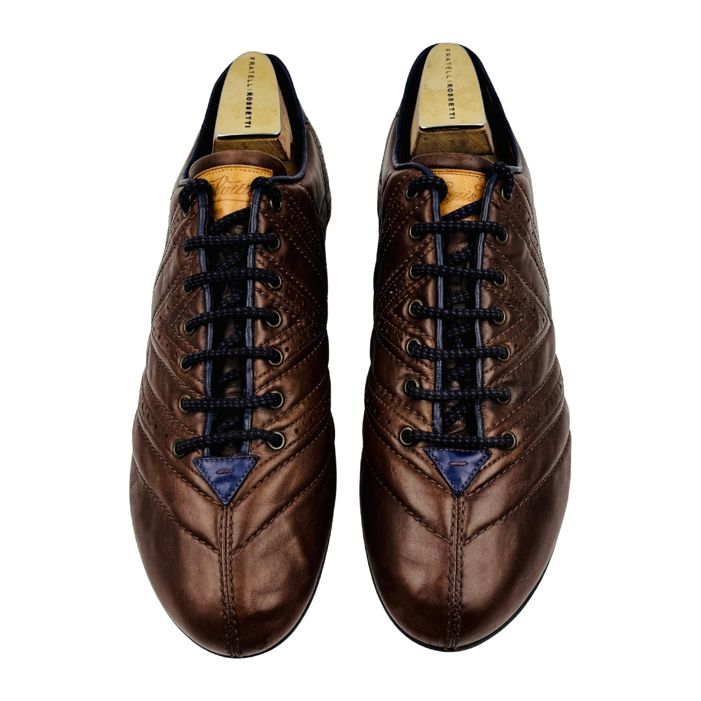 Louis Vuitton Men's Brown Leather Sneakers (Size 44)