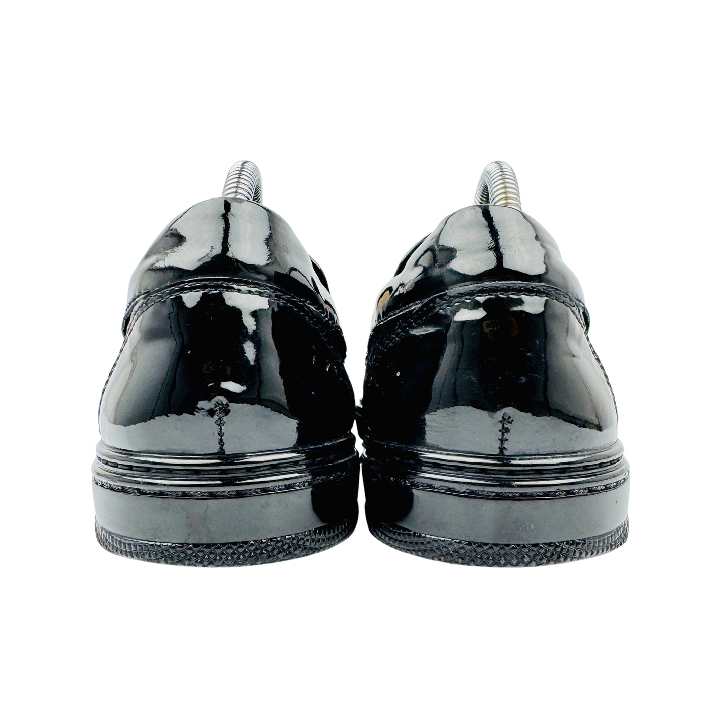 Jimmy Choo Black Patent Leather Trim Shoes (Size 42.5/43)