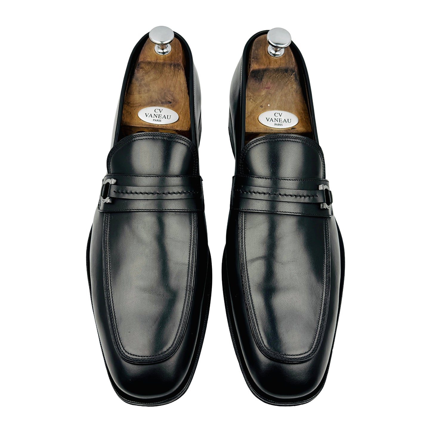 Salvatore Ferragamo Gancini Bit Strap Loafers (Size 46/46.5)