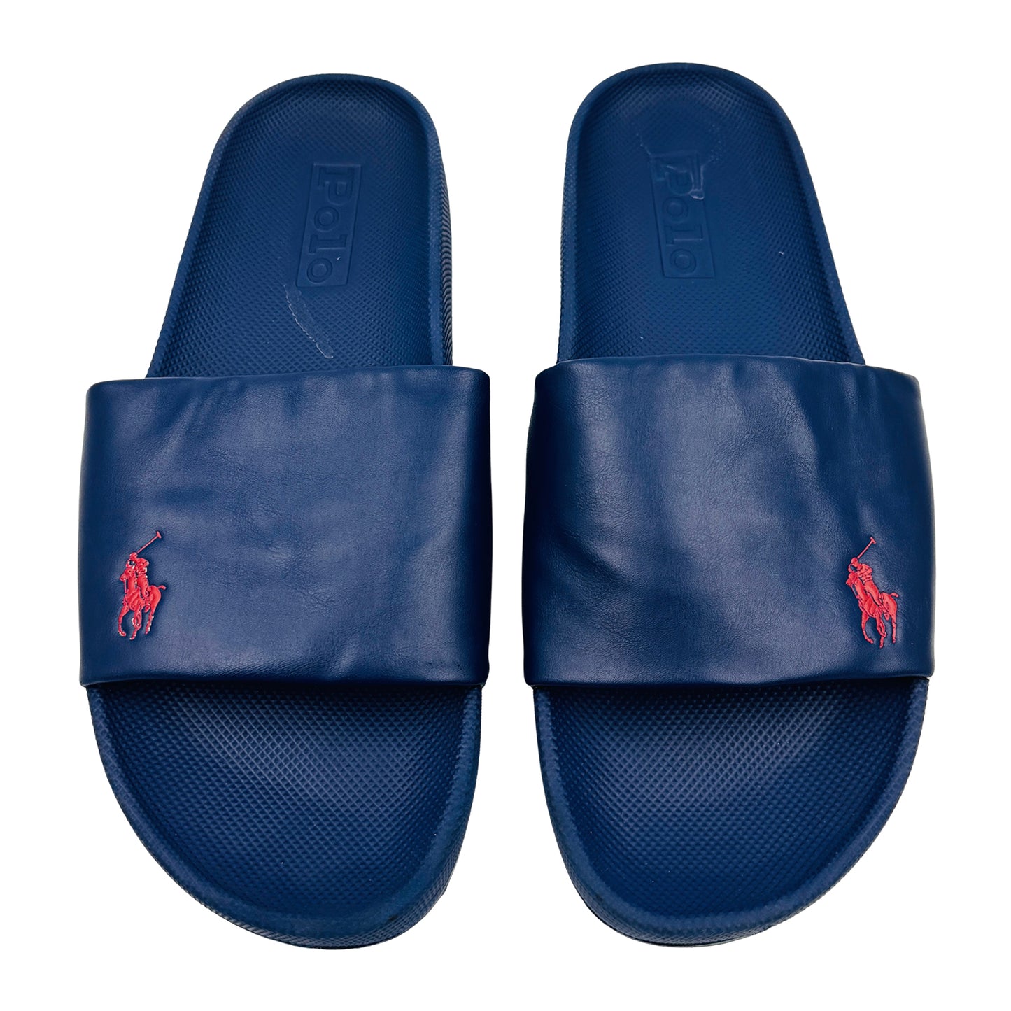 Ralph Lauren Polo Cayson Navy Blue Slides (Size 45)