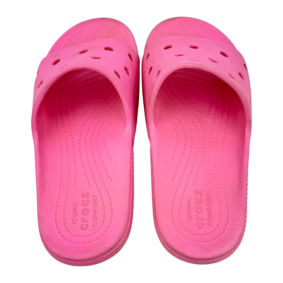 Crocs Classic 'Electric Pink' Slides (Size 40/41) - 206121-6QQ