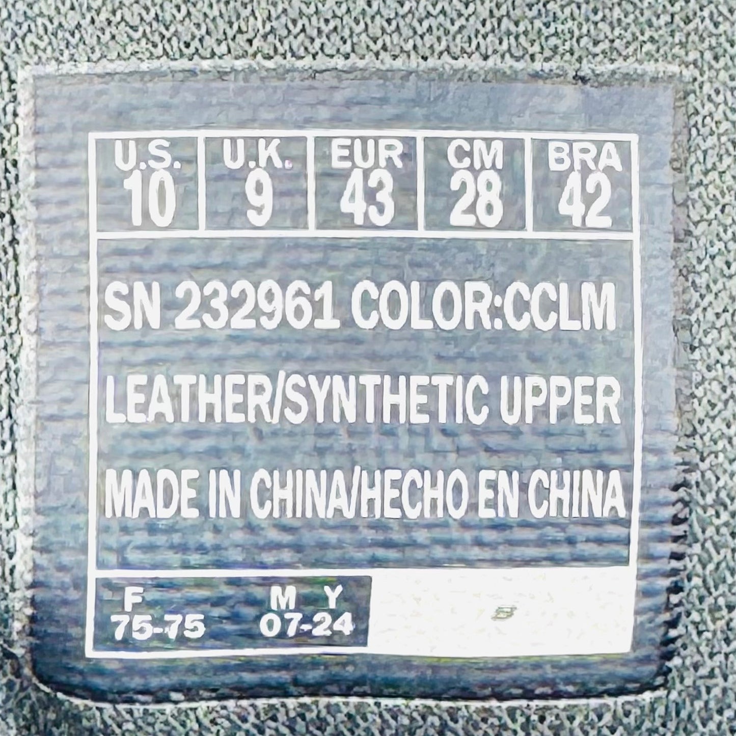 Skechers Bounder RSE Brekor Shoes (Size 43) - 232961 CCLM