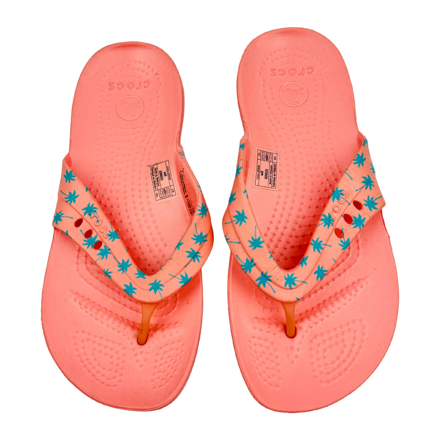 Crocs Kadee Seasonal Graphic Flip Flops (Size 35/36) - 205640
