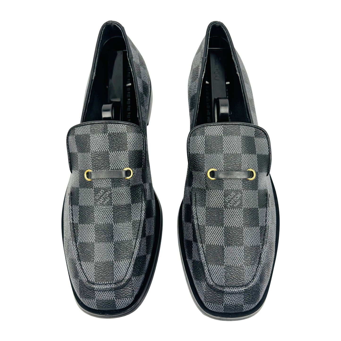 Louis Vuitton Major Damier Graphite Loafers (Size 42)