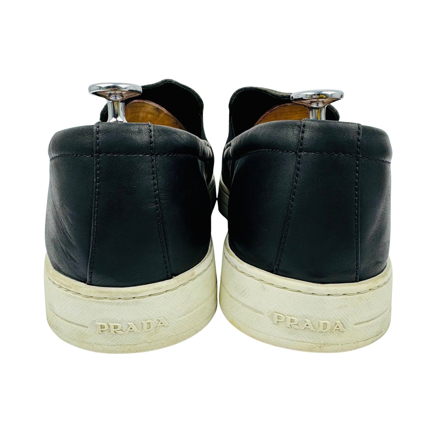 Prada 'Dark Charcoal' Slip-On Shoes (Size 45/45.5) - 4D 2733