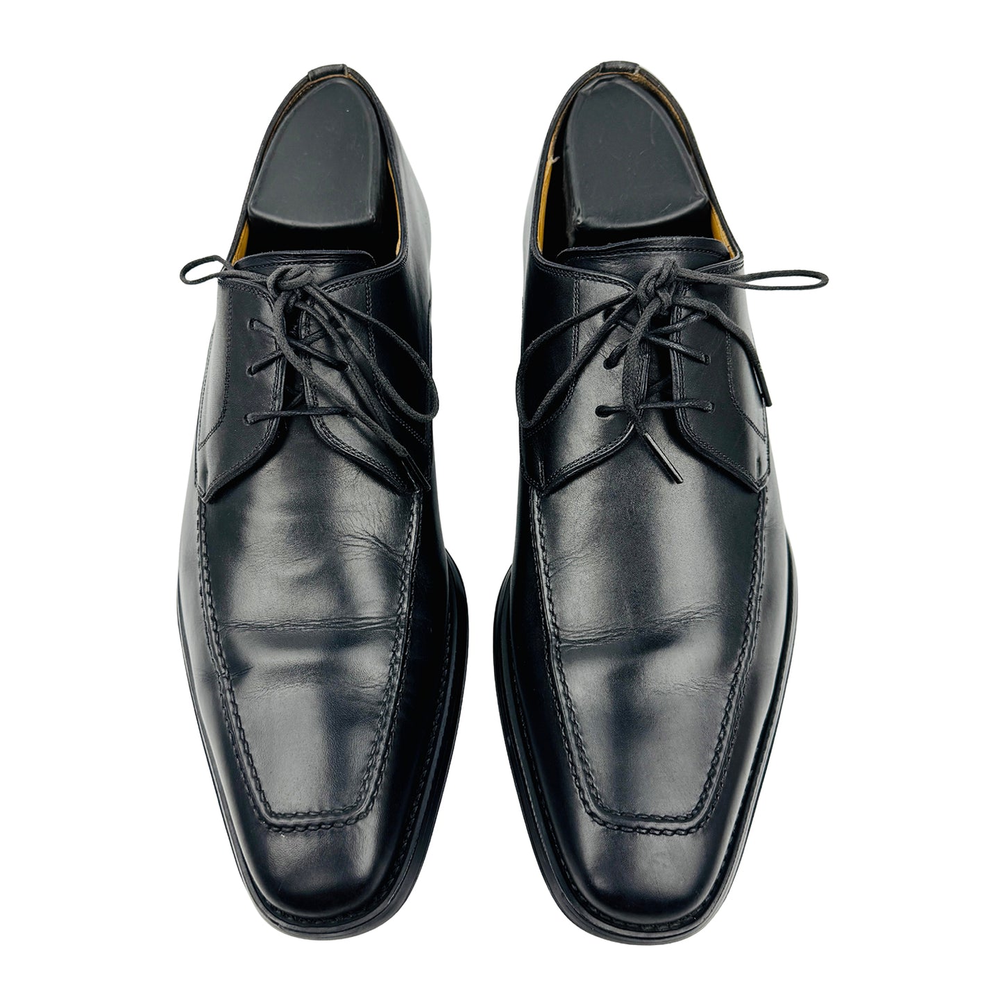 Magnanni Men's Pardo Black Derby Shoes (Size 41) - 13723