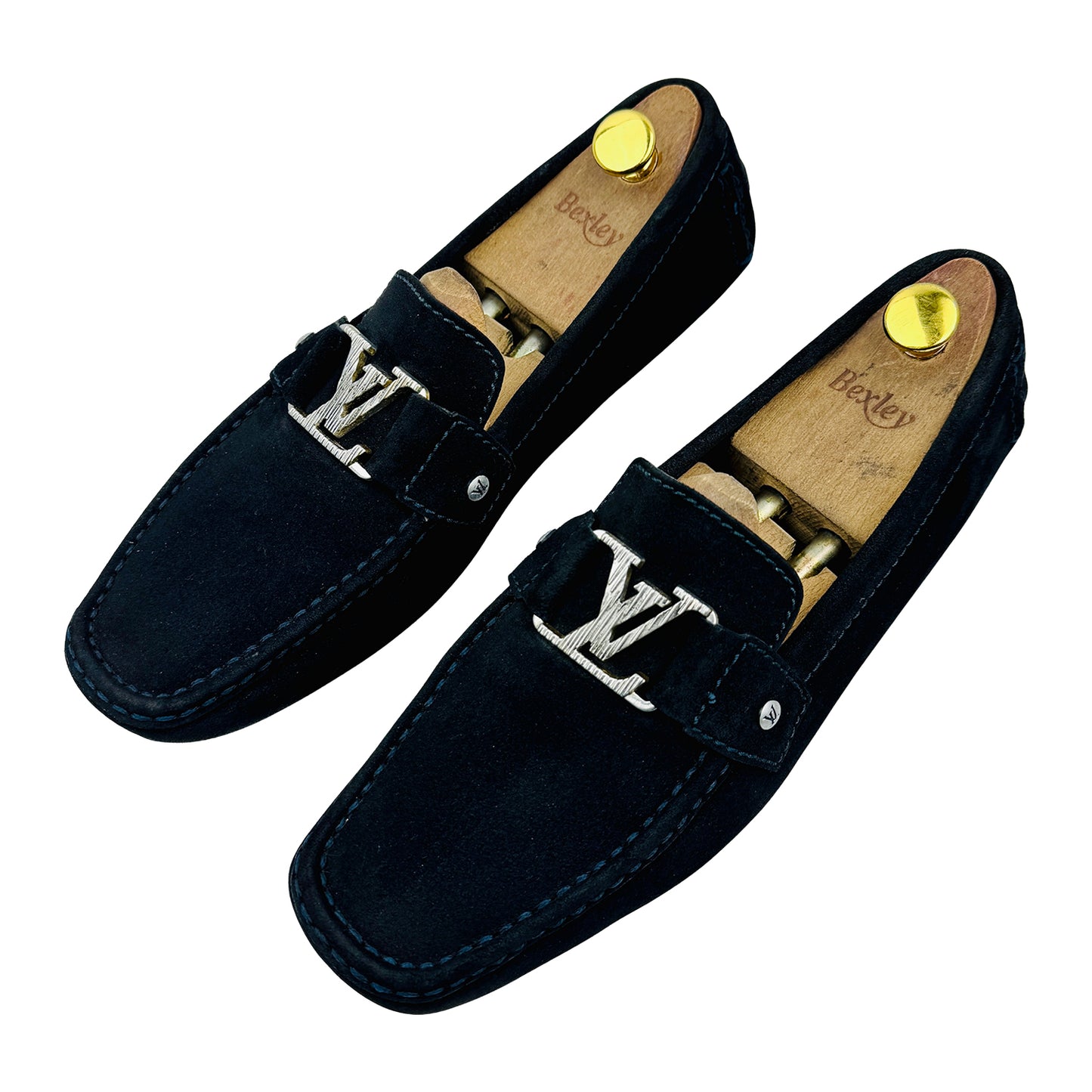 Louis Vuitton Monte Carlo Blue Loafers (Size 43.5) - FA 1006