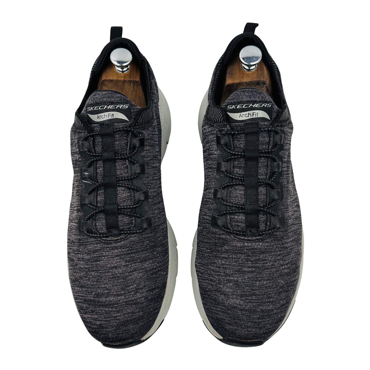 Skechers Arch Fit - Waveport Shoes (Size 45) - 232301 BKGY