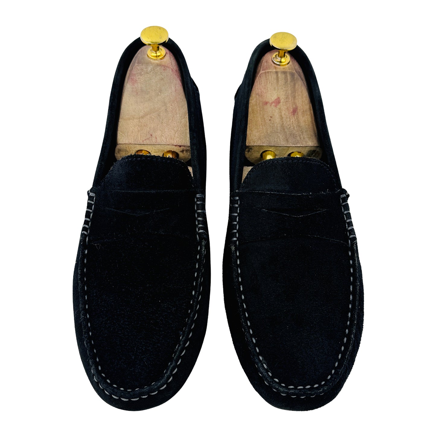 Tommy Hilfiger Black Suede Loafers (Size 43/43.5)