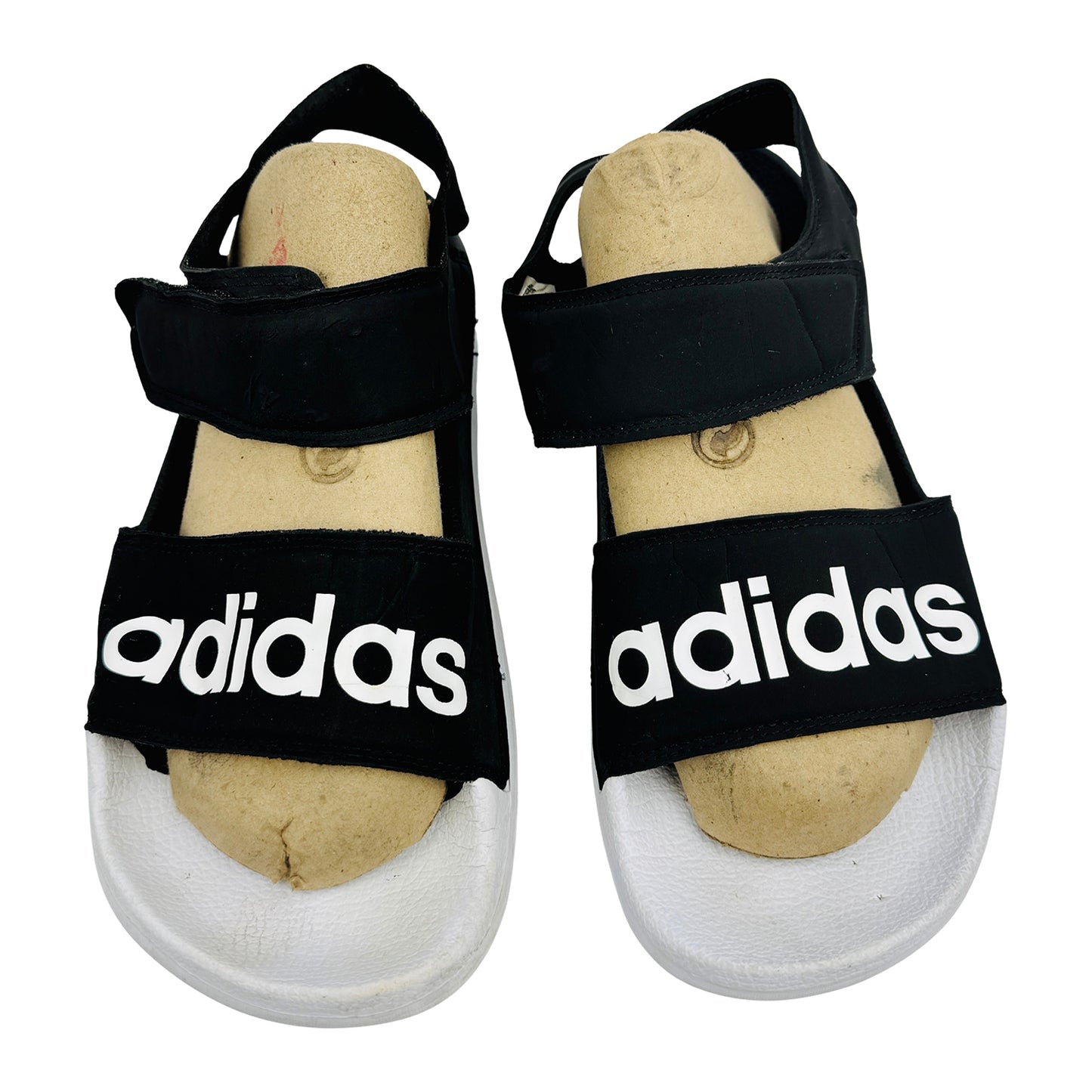 Adidas Adilette 'Black White' Sandals (Size 40.5) - F35416