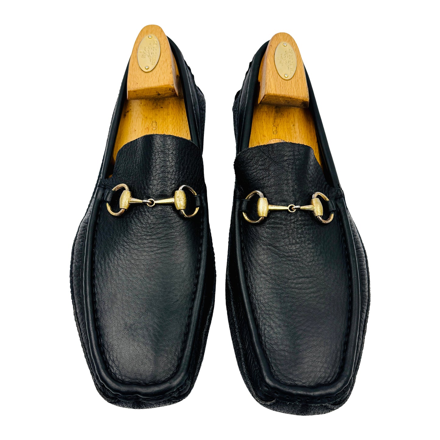Gucci Men's Horsebit 1953 Black Leather Loafers (Size 41.5/42)