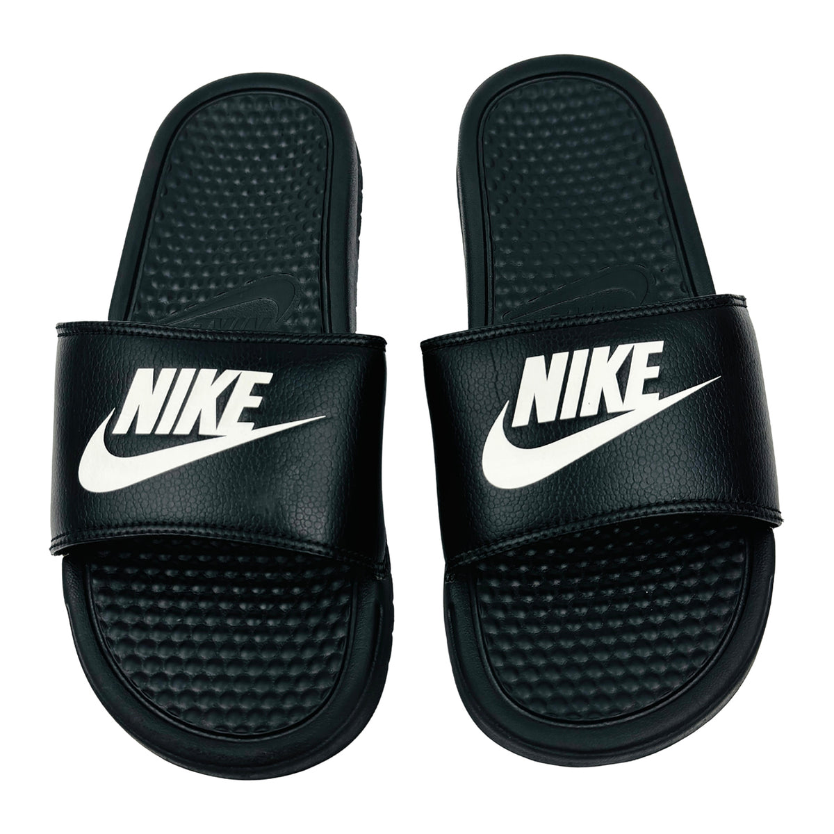 Nike Benassi JDI 'Black White' Slides (Size 40) - 343880-090