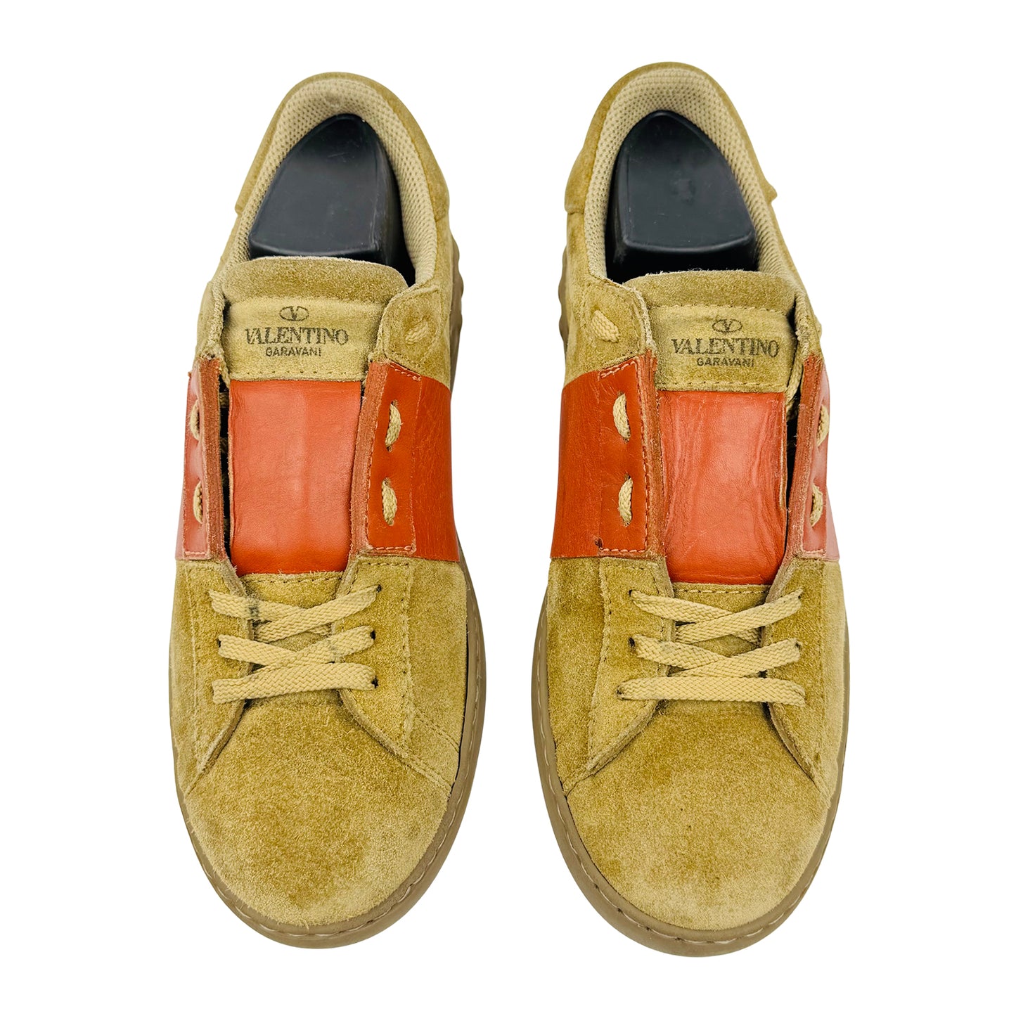 Valentino Garavani Tan Suede Sneakers (Size 40/40.5)