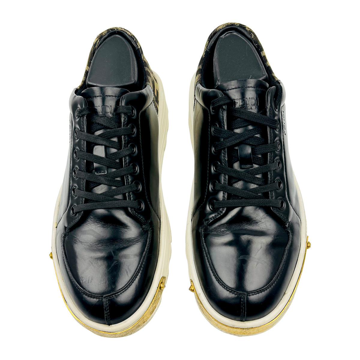 Fendi FF Detail Low Top Sneakers (Size 40/40.5) - 7E1268 A8PI F183I