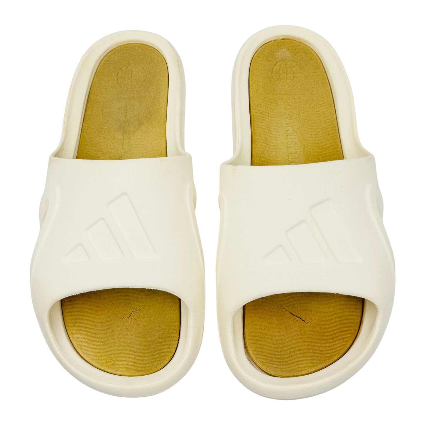 Adidas Adicane Off-White EVA Slides (Size 44/44.5)
