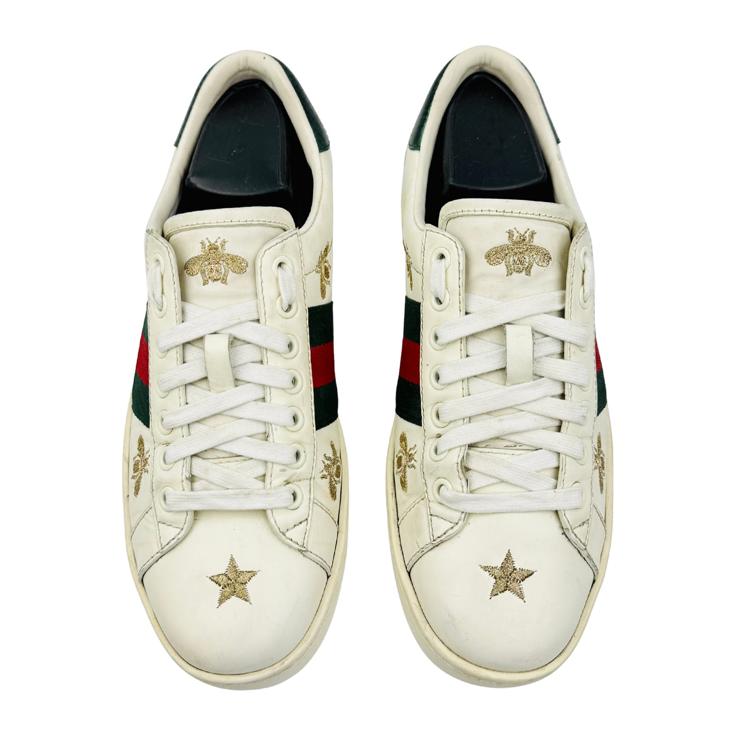 Gucci Ace Embroidered 'Bees & Stars' Sneakers (Size 40)