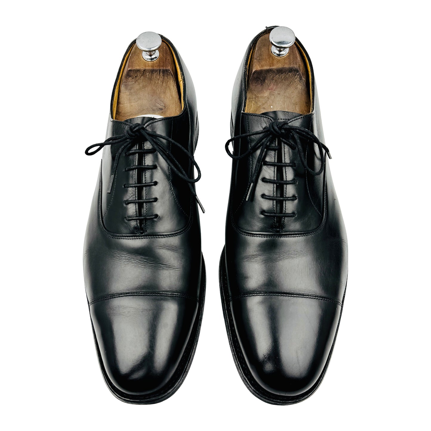 Church's Men's Black Leather Shoes (Size 44/44.5)