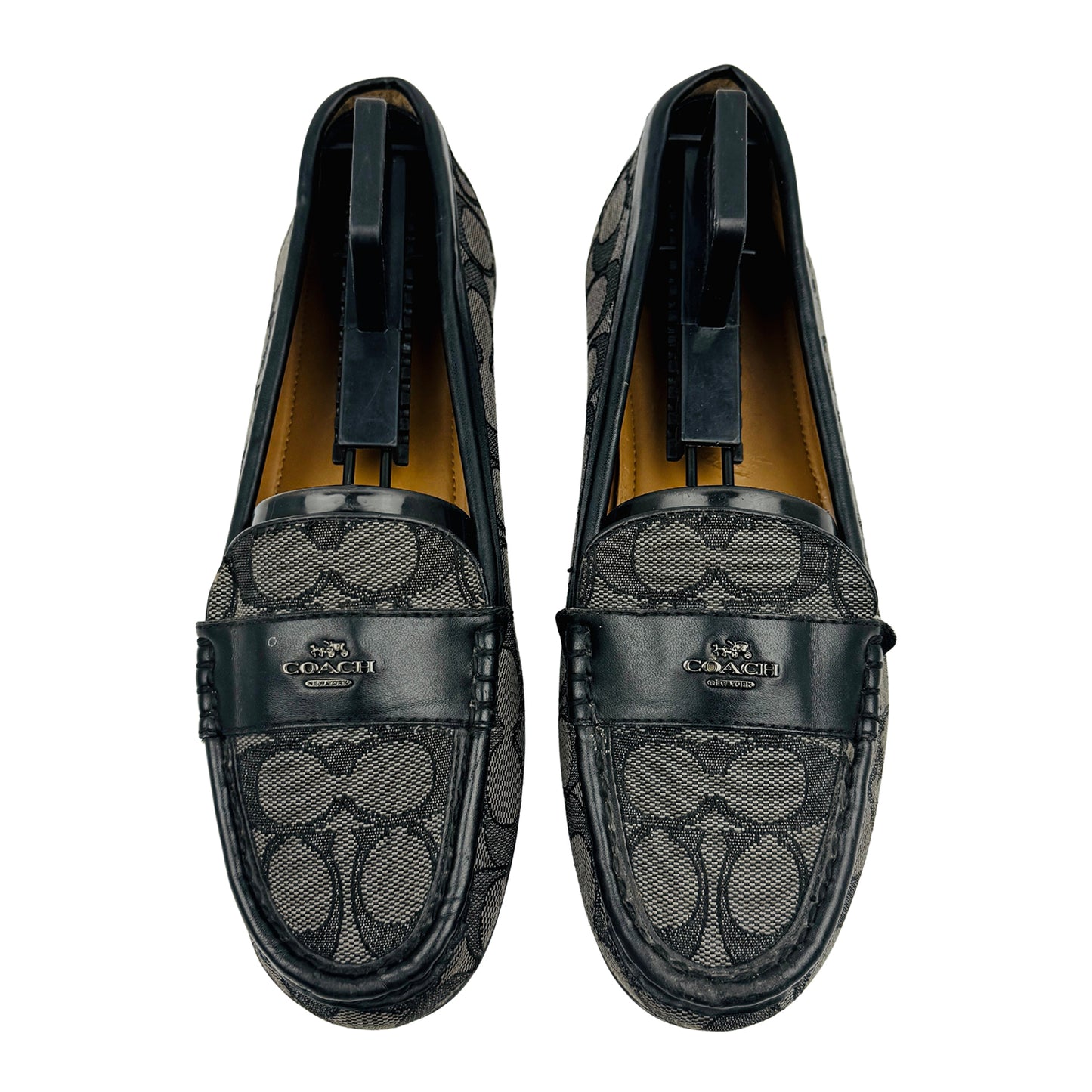 Coach Women's Odette Black Loafers (Size 37)