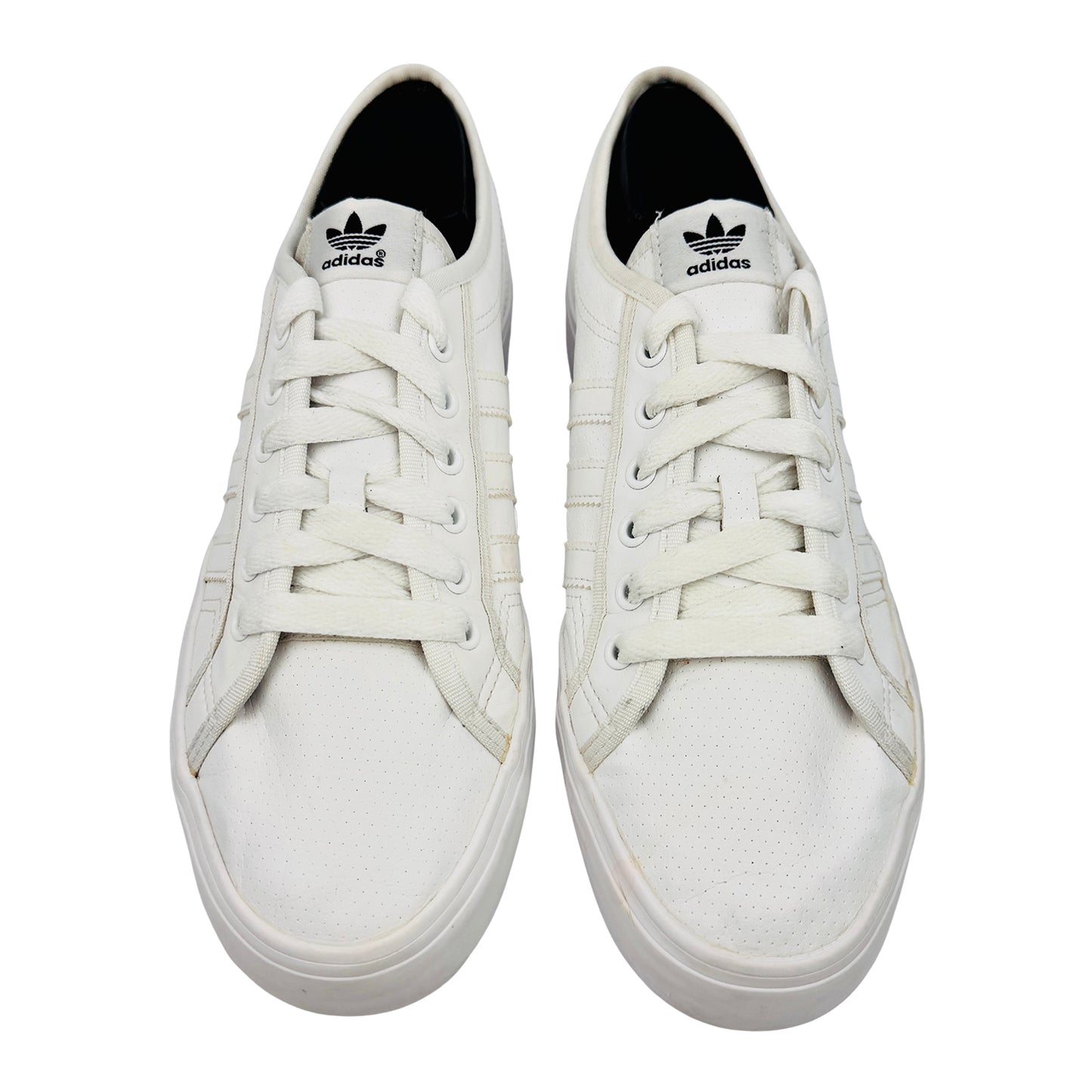 Adidas Nizza Lo White Sneakers (Size 43.5) - BB5379