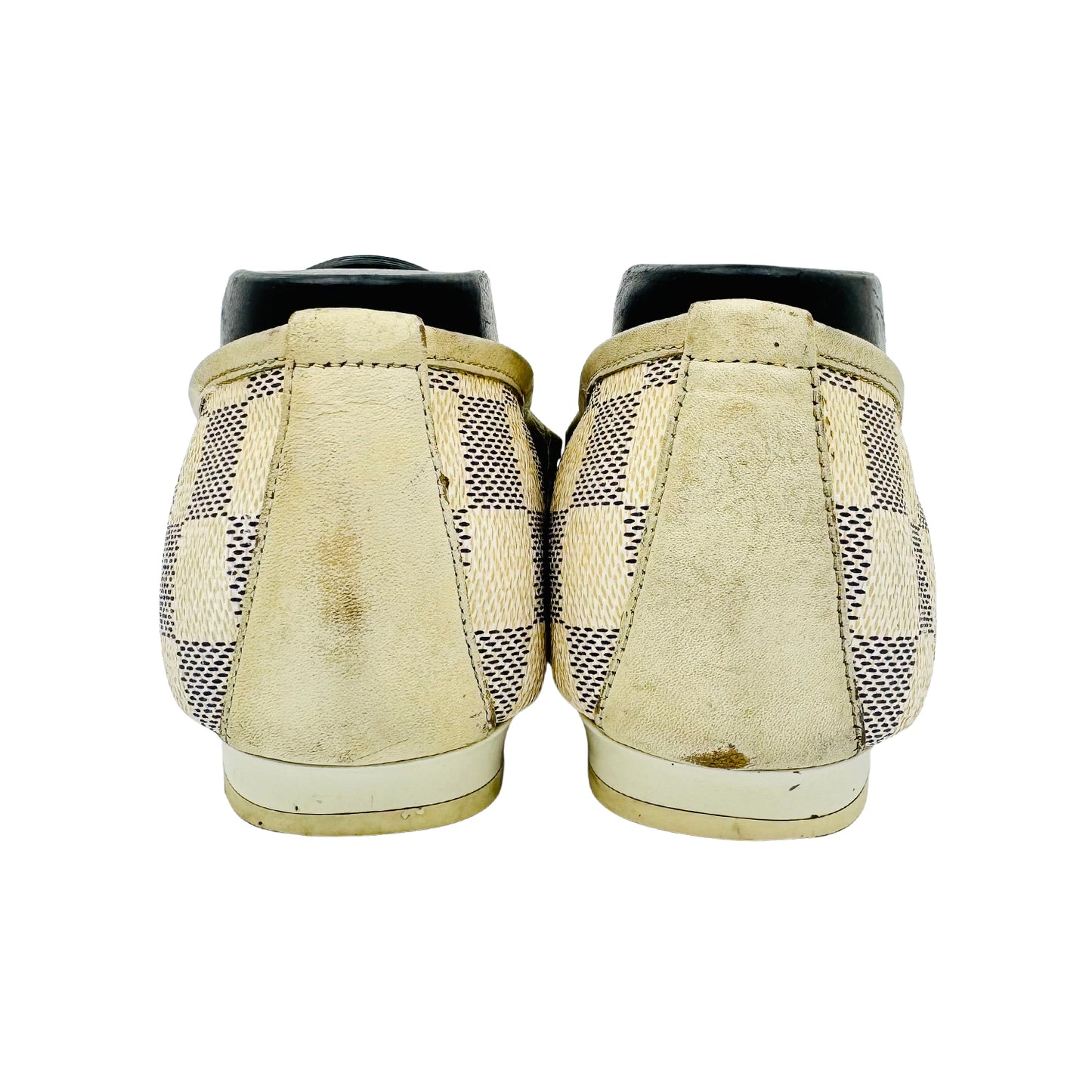 Louis Vuitton Damier Azur Flower Ballet Flats (Size 39)