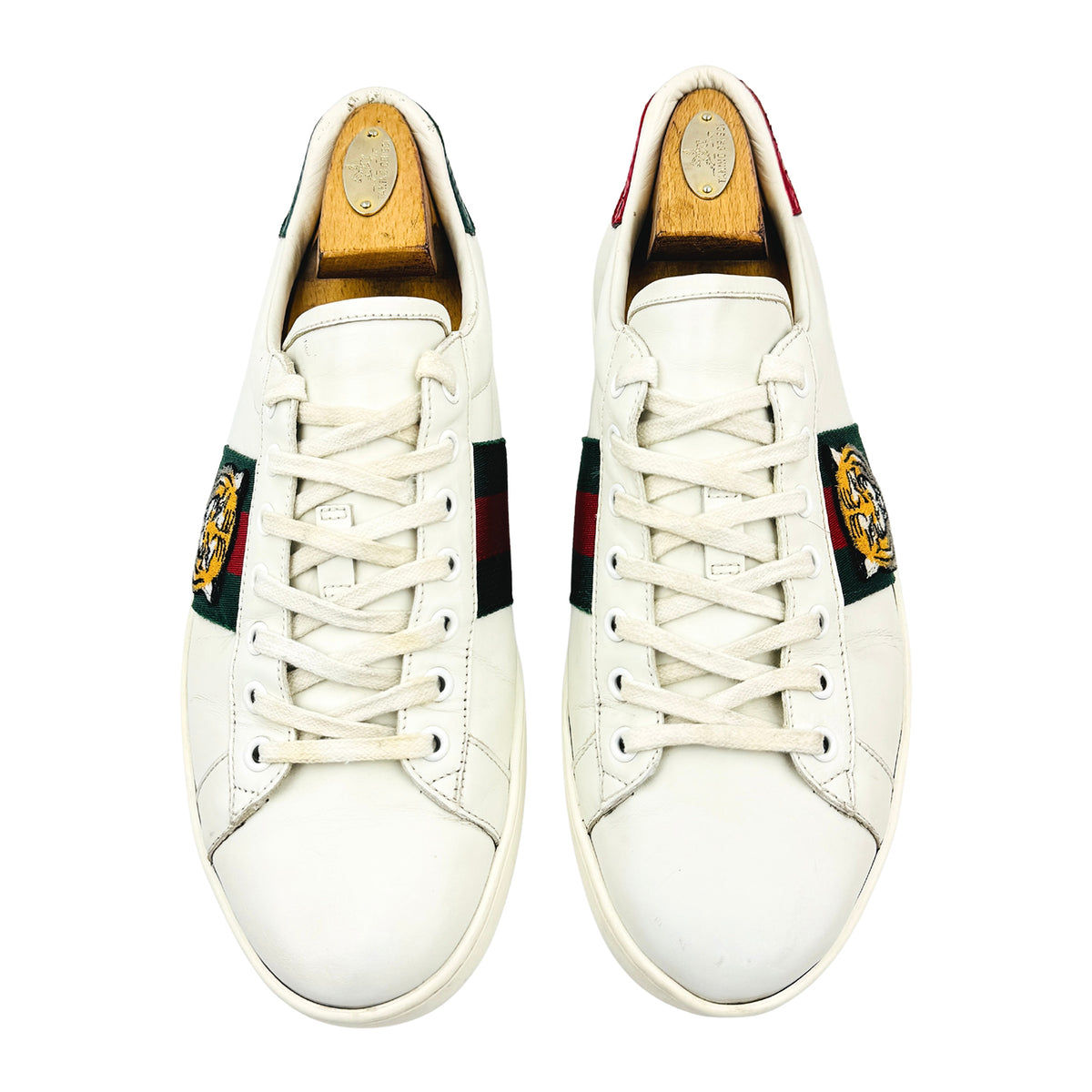 Gucci Ace Embroidered Tiger Sneakers (Size 42.5) - 457132
