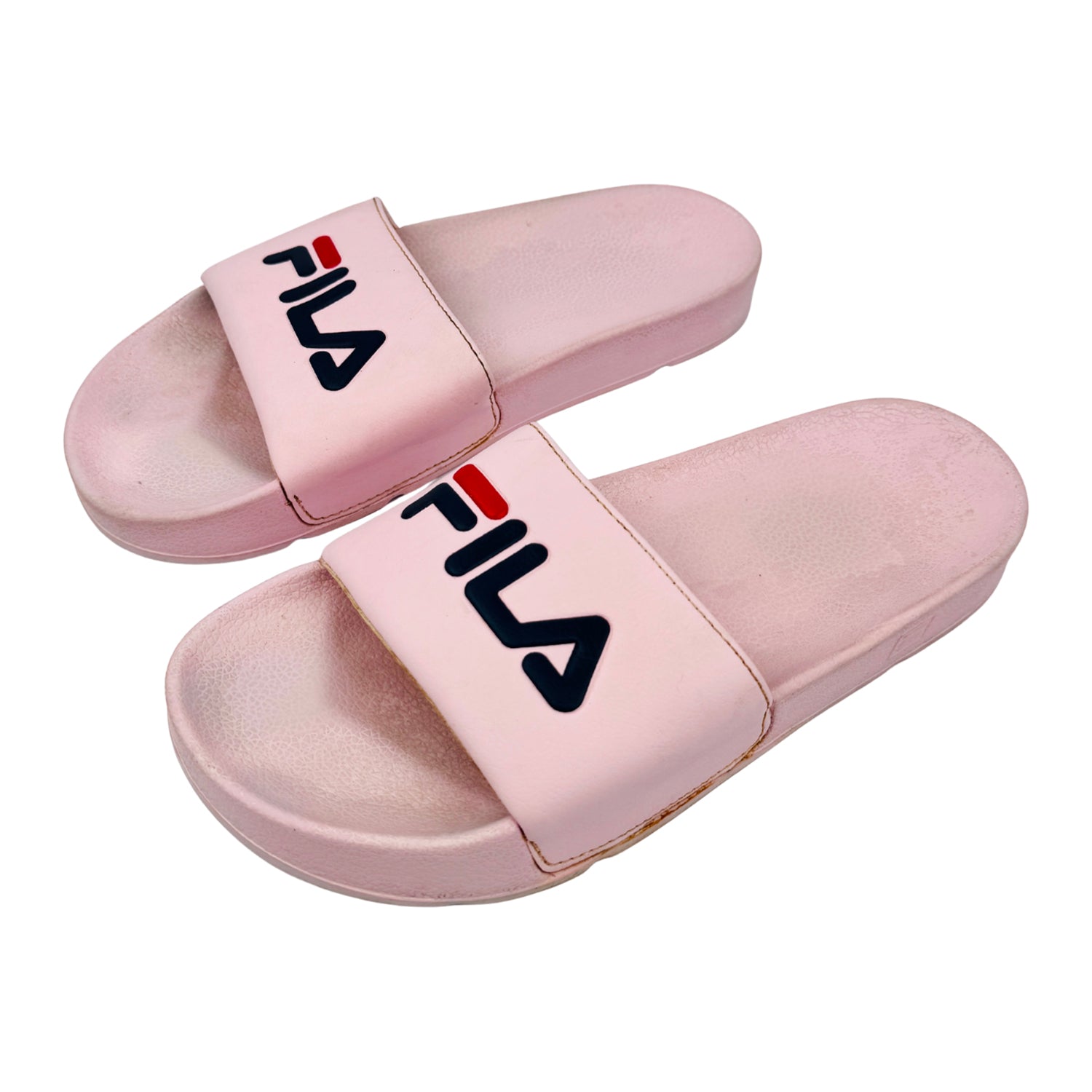Left Side image of Fila Women's Pink Drifter Slides (Size 39/40) - 5vs00000-682