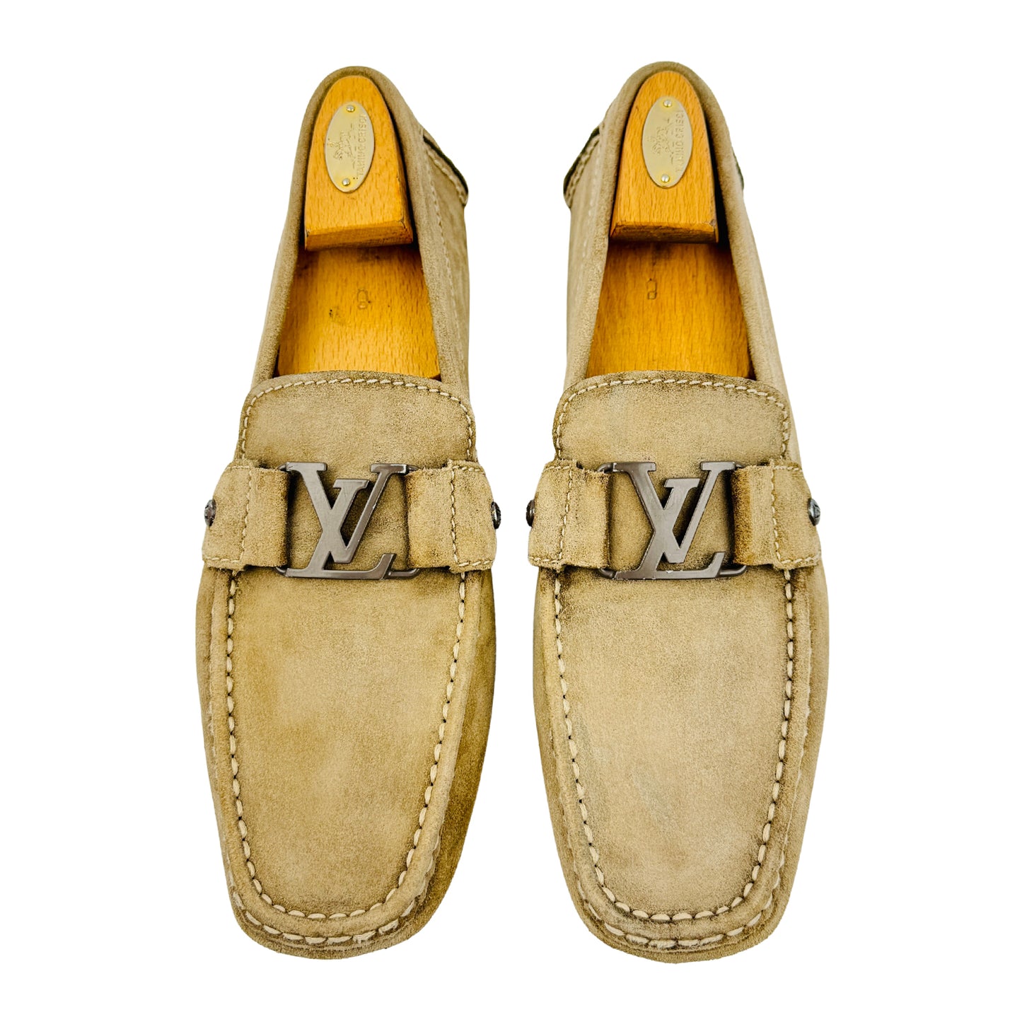 Louis Vuitton Monte Carlo Suede Loafers (Size 43.5)