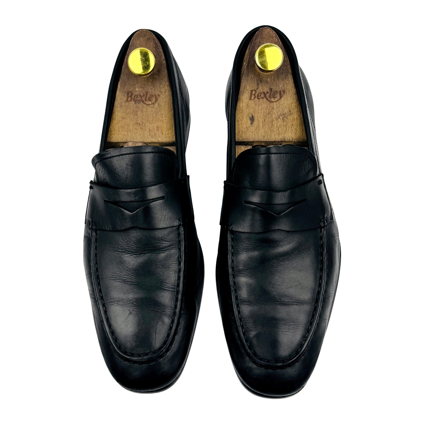 Tod's Black Leather Penny Loafers (Size 42)