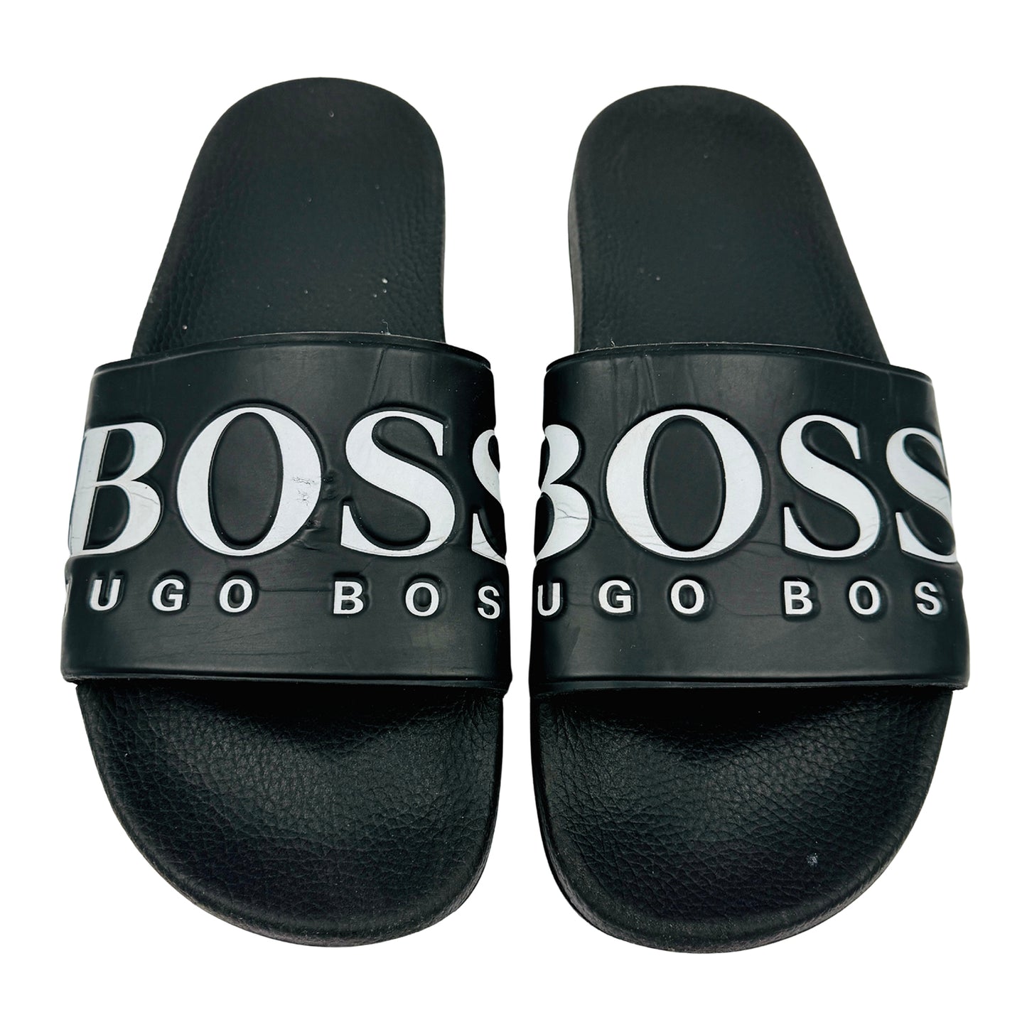 Hugo Boss Men's Black Casual Slides (Size 42/42.5)