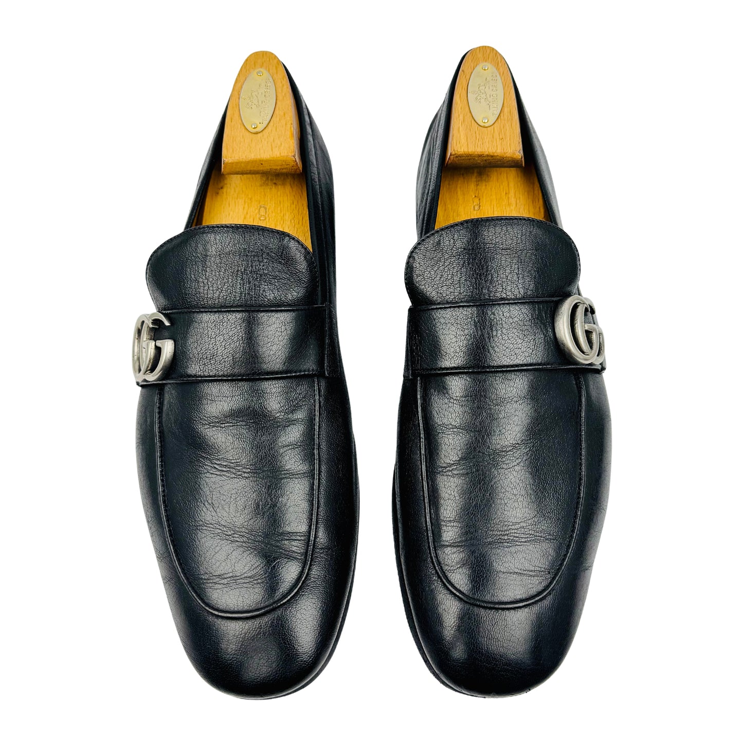 Gucci Men's Donnie Black Leather Loafers (Size 43.5)
