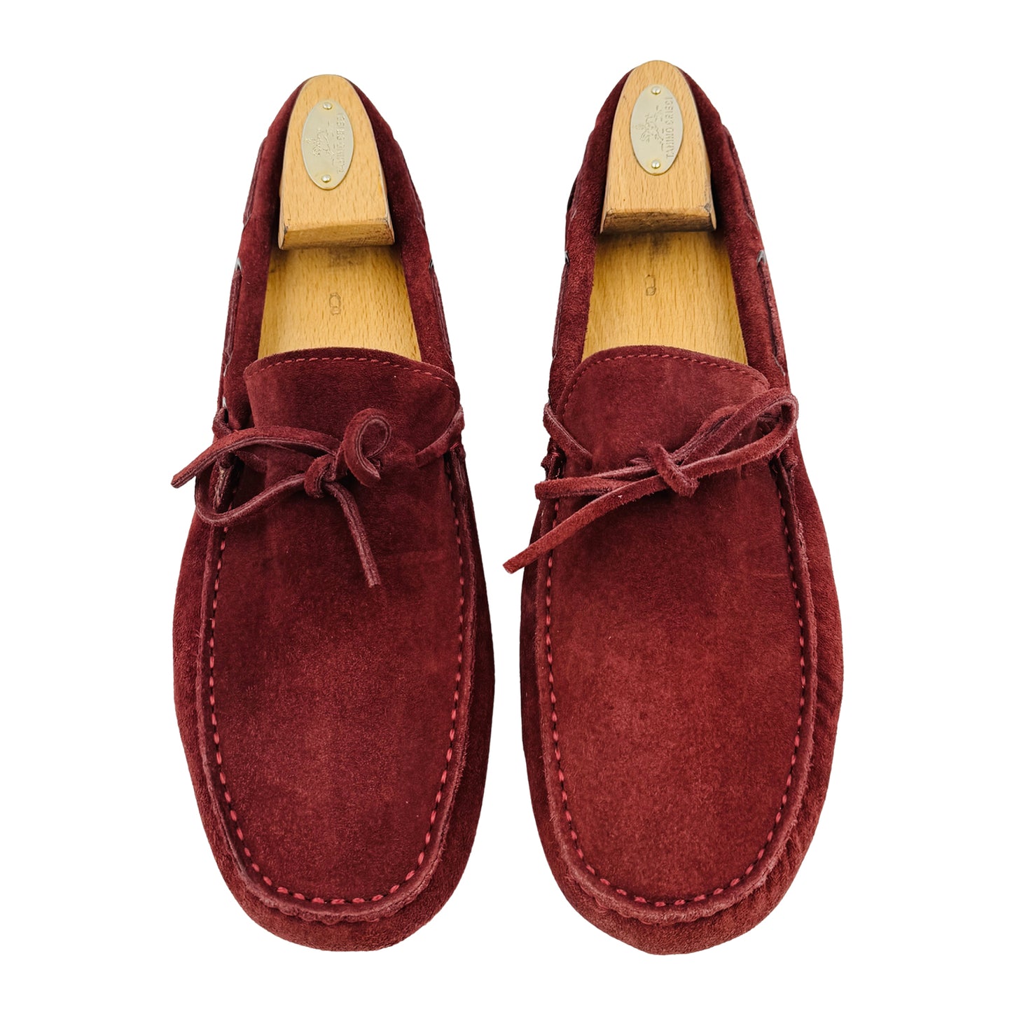 Emporio Armani Men's Red Driving Loafers (Size 43)