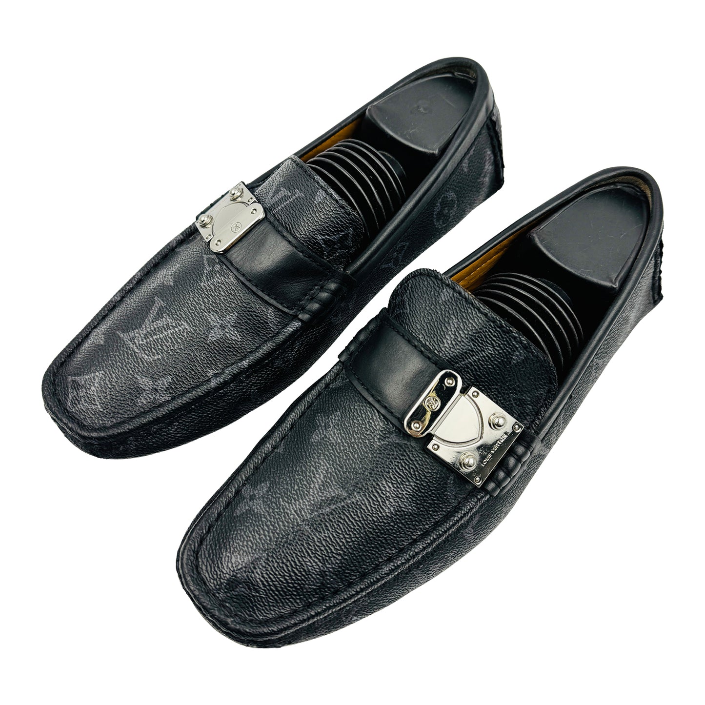 Louis Vuitton S Lock LV Monogram Driving Loafers (Size 40/40.5)