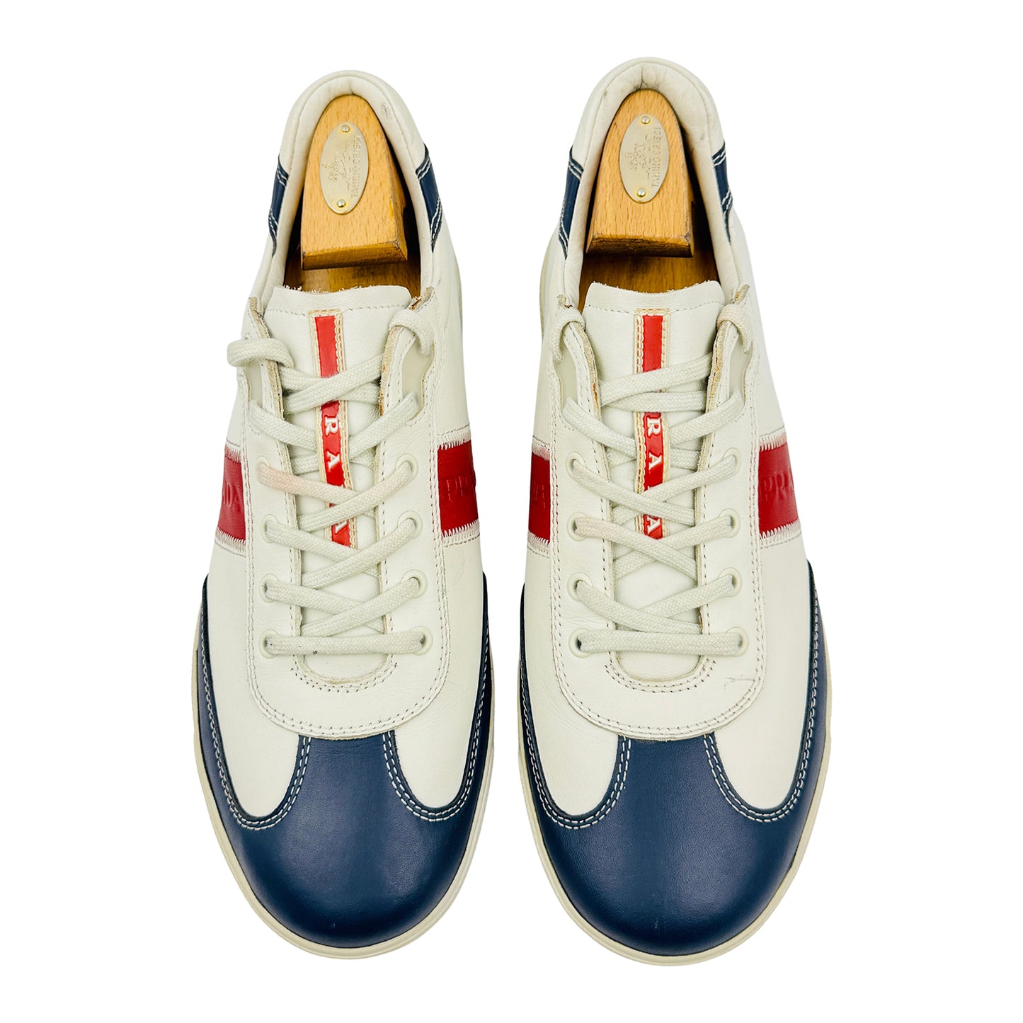 Prada America's Cup Red Line Sneakers (Size 43/43.5)
