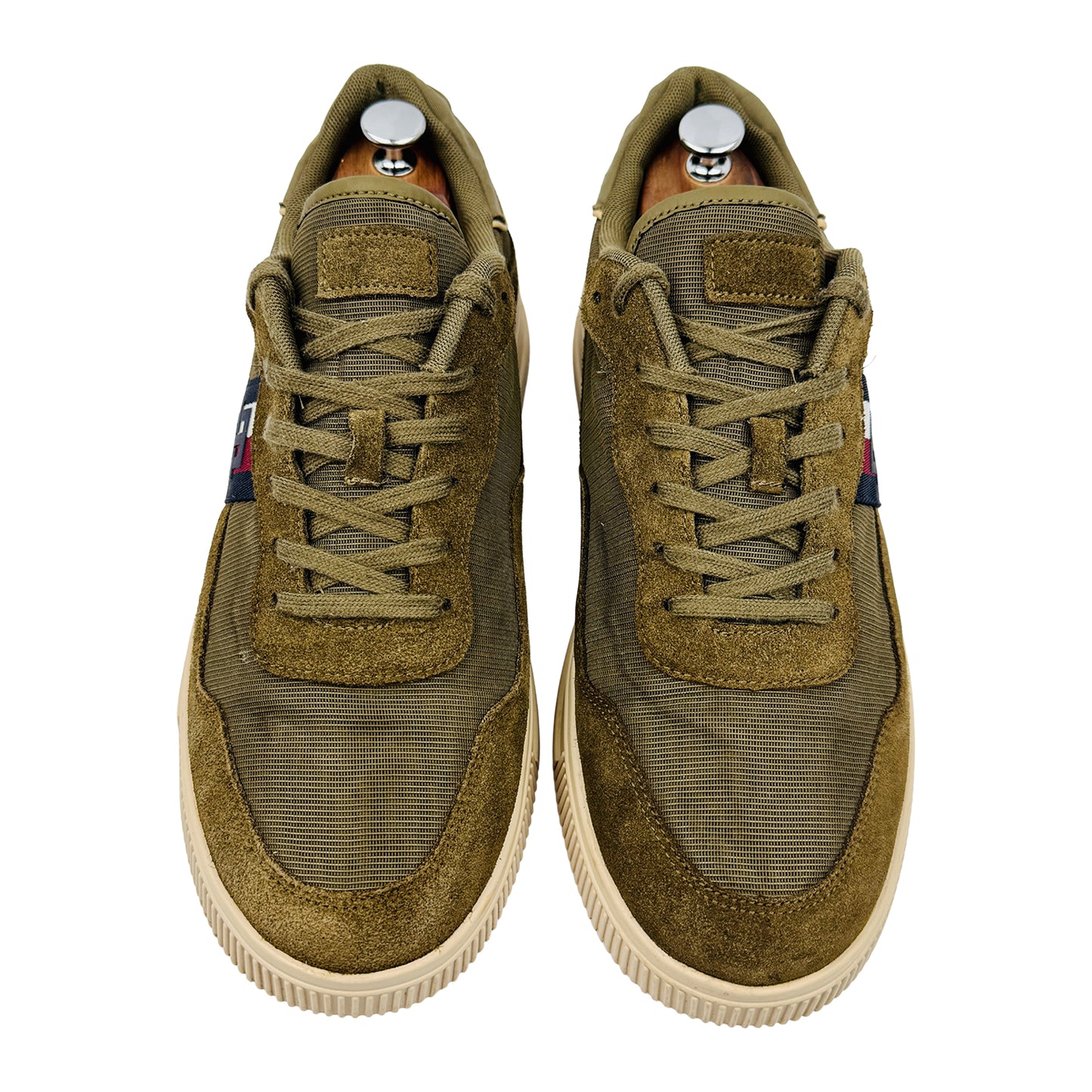 Tommy Hilfiger Supercup Mix 'Khaki' Sneakers (Size 45) - FM0FM04585
