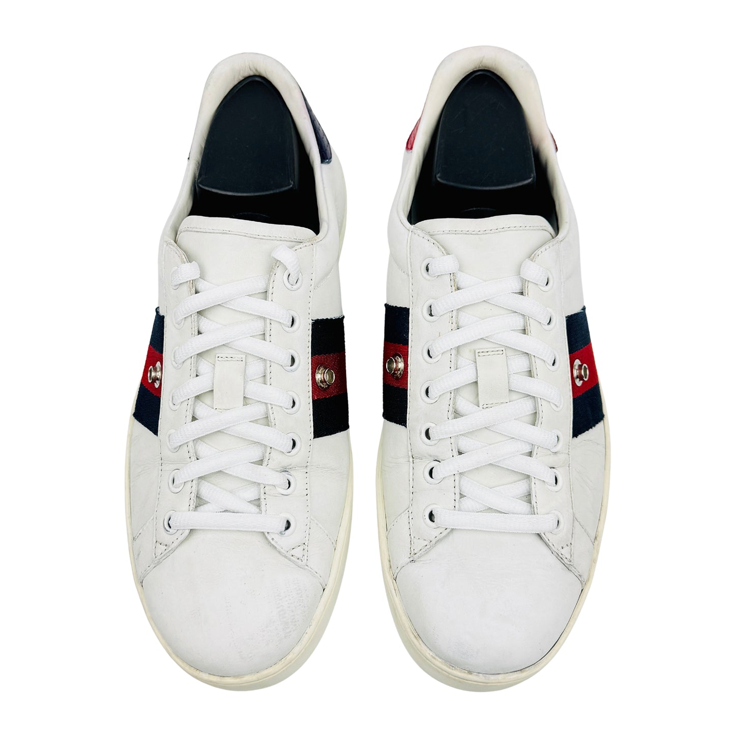 Gucci Ace White Leather Sneakers (Size 42) - 478190