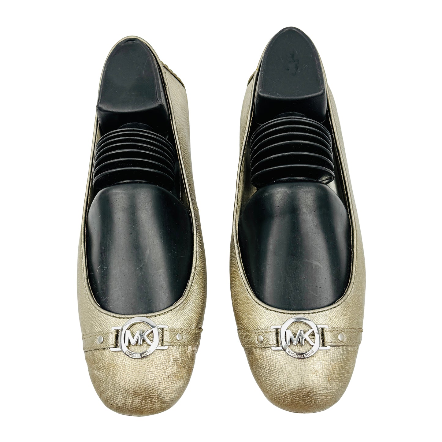 Michael Kors Fulton Leather Ballet Flats (Size 38.5)