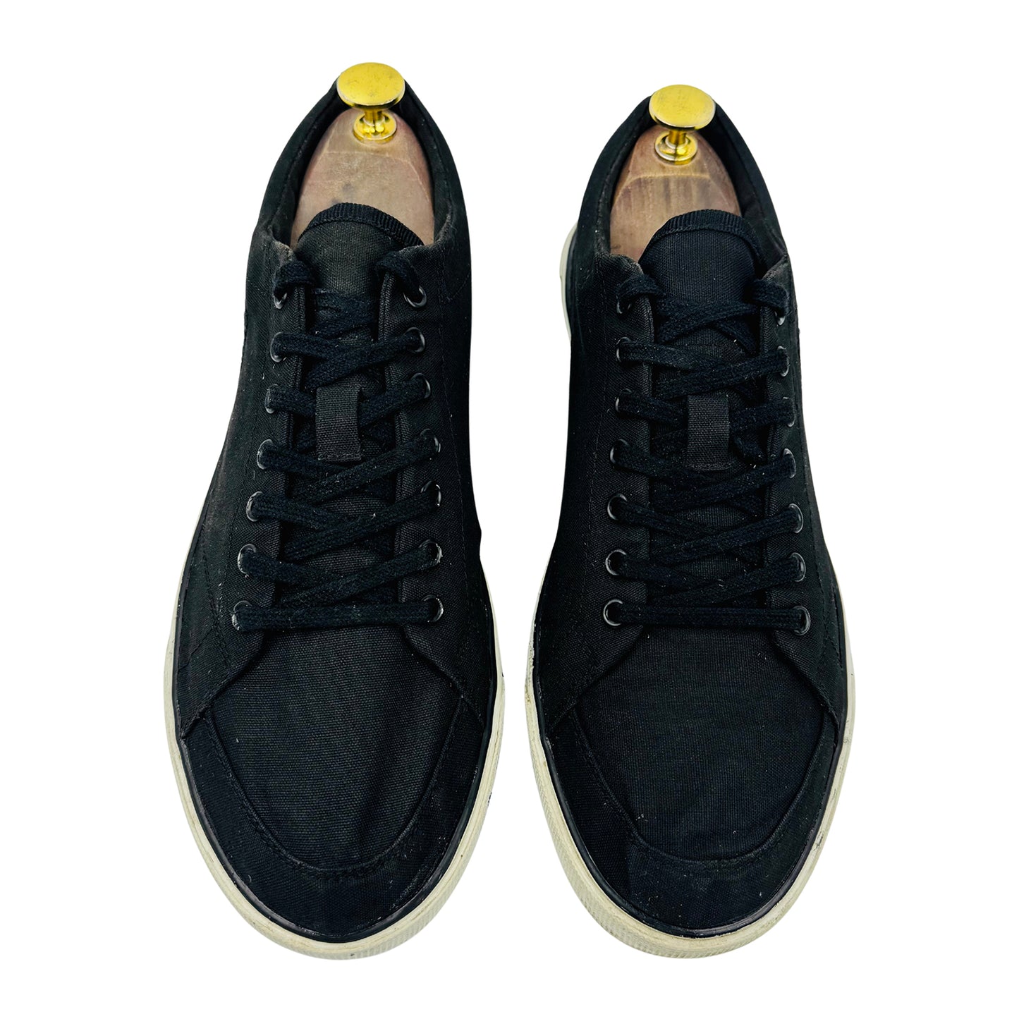 Balenciaga Men's Black Canvas Sneakers (Size 42/42.5)